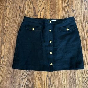 Loft Button Front Pocket Skirt